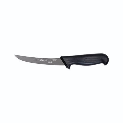 Starrett Boning Knife Flexibel Narrow Curved 6" 150 mm Ultra Sharp S, Svart - BKB106-6F