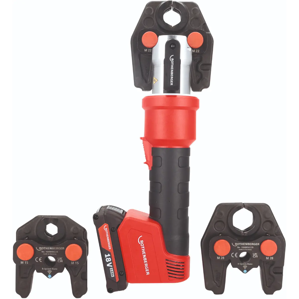 Rothenberger ROMAX NANO iJAW Set M15-22-28 mm 2 Ah AMPShare