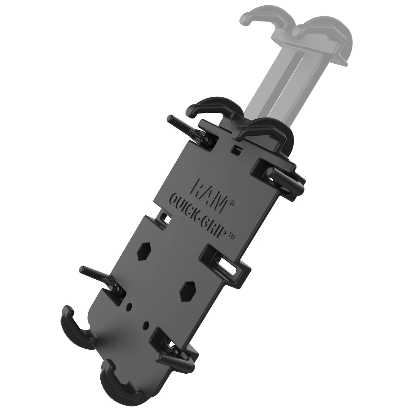 RAM Mount Quick-Grip XL-telefonhållare med RAM Twist-Lock sugkoppsfäste RAM-B-166-PD4