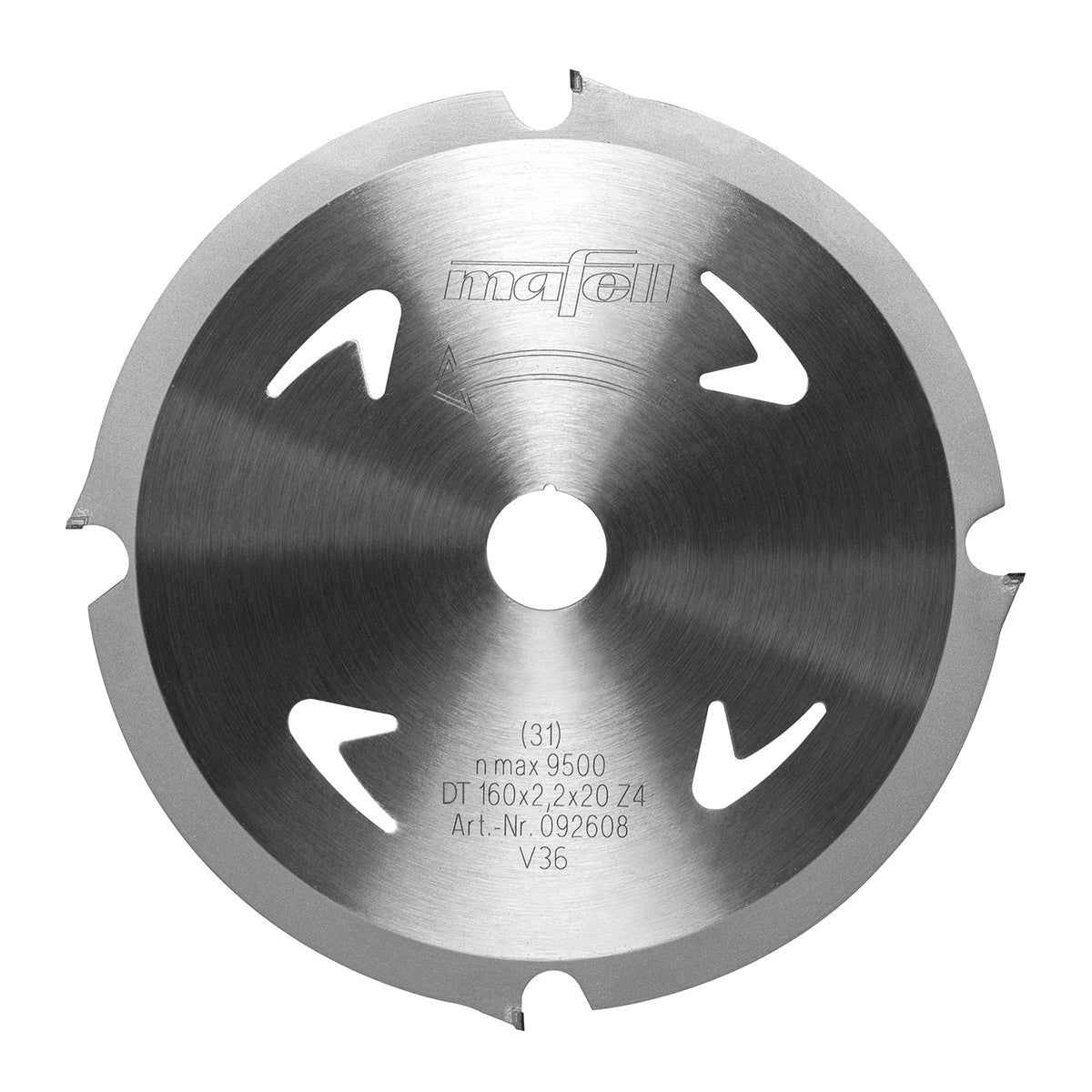 Mafell Sågklinga KSB-AM160, DT, 160 x 2,2 x 20 mm, Z4, FZ, Abrasive Materials – artikel 092608