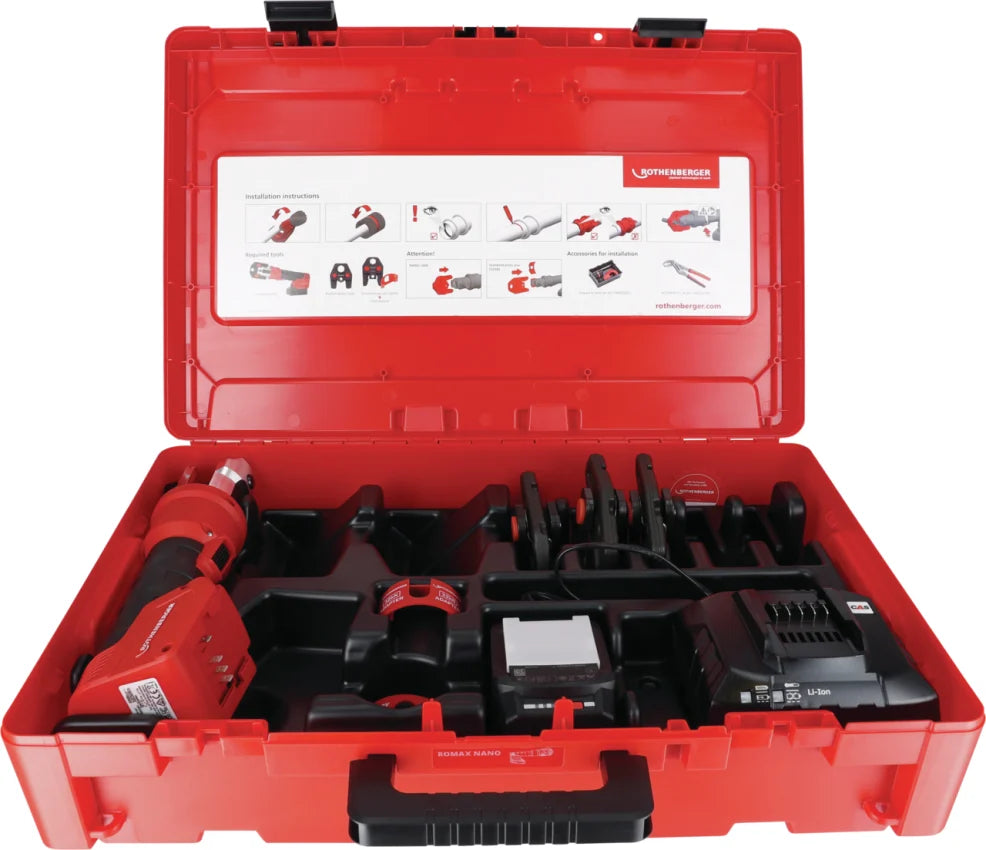 Rothenberger R.NANO SET IJAW M15-22-28,2AH,EU,CAS 1000005044 Vinterkampanj