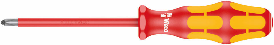 Wera 162 i PH VDE-isolerad krysspårsskruvmejsel laserskuren spets - PH2x100mm