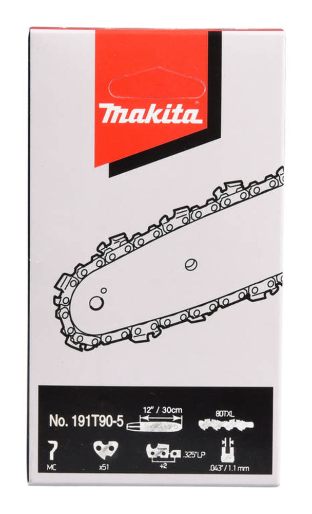 Makita 191T90-5 Kedja -51, 0.325, 1.1 mm, 12" 30cm