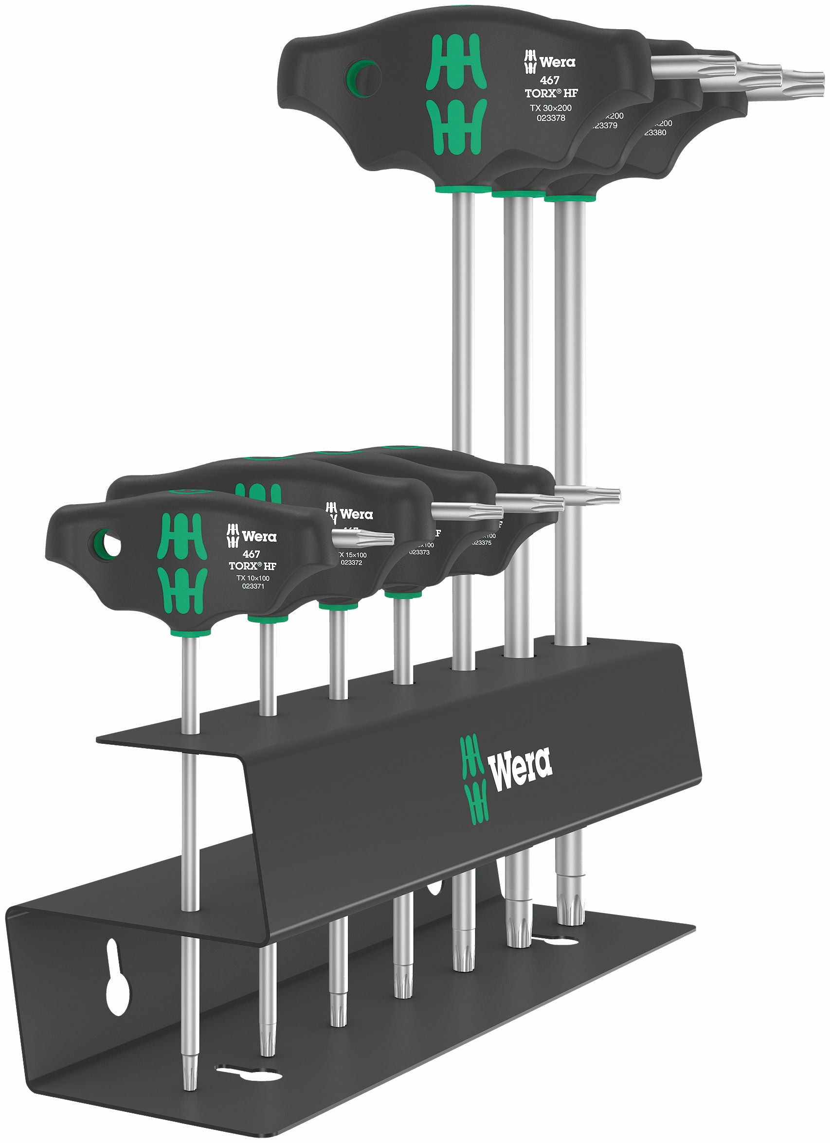 Wera 467/7 TORX® HF Set 2 T-handtag med hållarfunktion, 7 delar