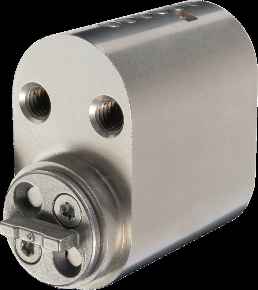 ABUS Oval cylinder med 3 st. nycklar Z1L457-2, Olika Låsning, Nickel, Zolit, Profil: ZS27A