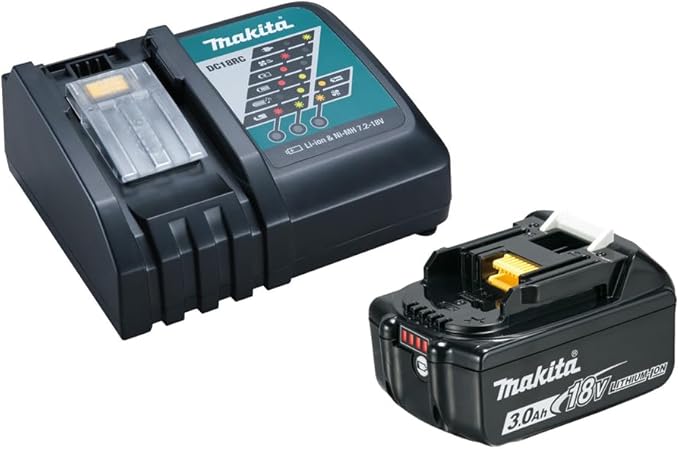 Makita Powerpack snabbladdare DC18RC S + 3Ah batteri BL1830 191A24-4