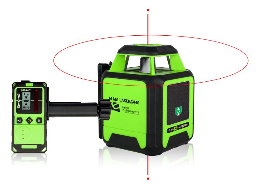 Elma Laser R440 Combo rotationslaser KIT