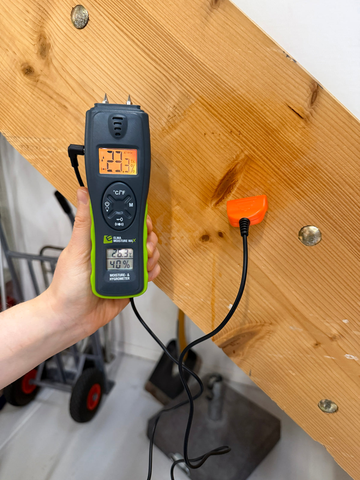 Elma Moisture Max – fuktmätare med skanner, stift och Bluetooth – bild 4