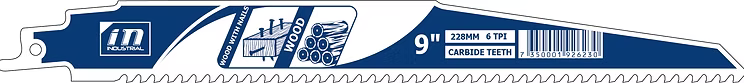 Tigersågblad Karbid Trä & Spik 6TPI 1-pack