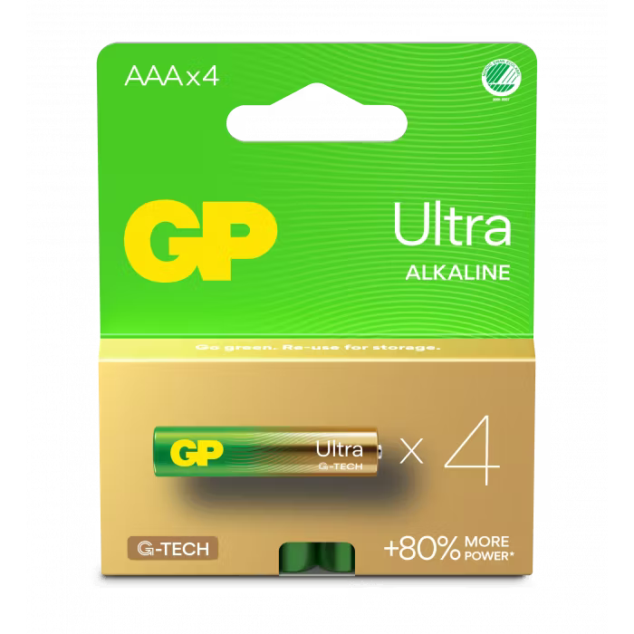 GP Ultra Plus LR03 AAA 4-p