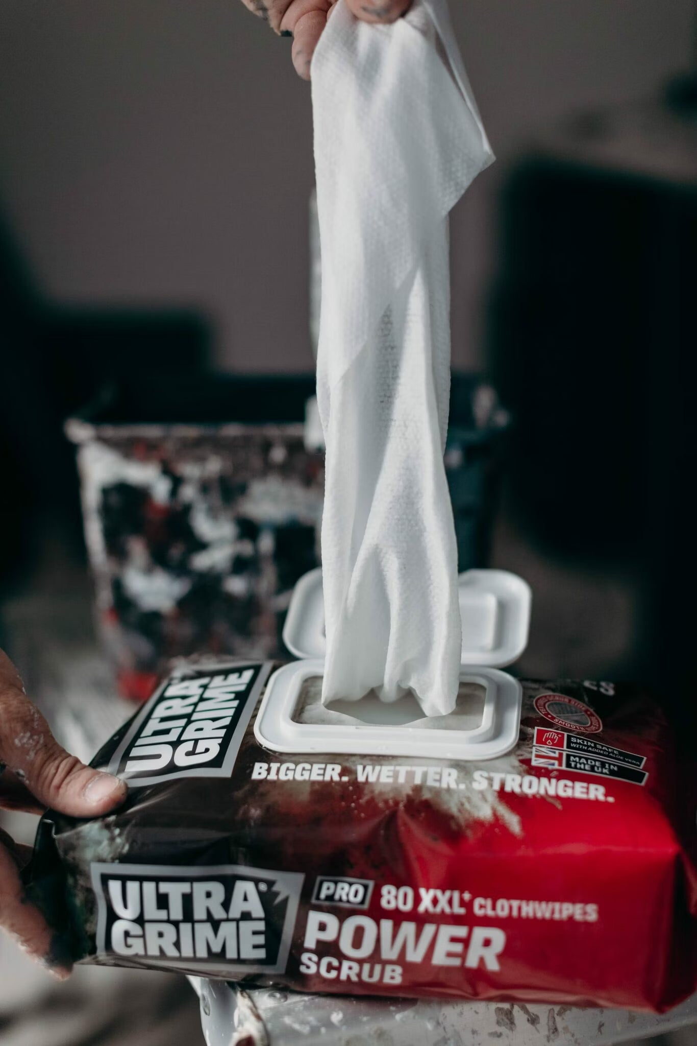 UltraGrime Pro Scrub-use Våtservetter 80p