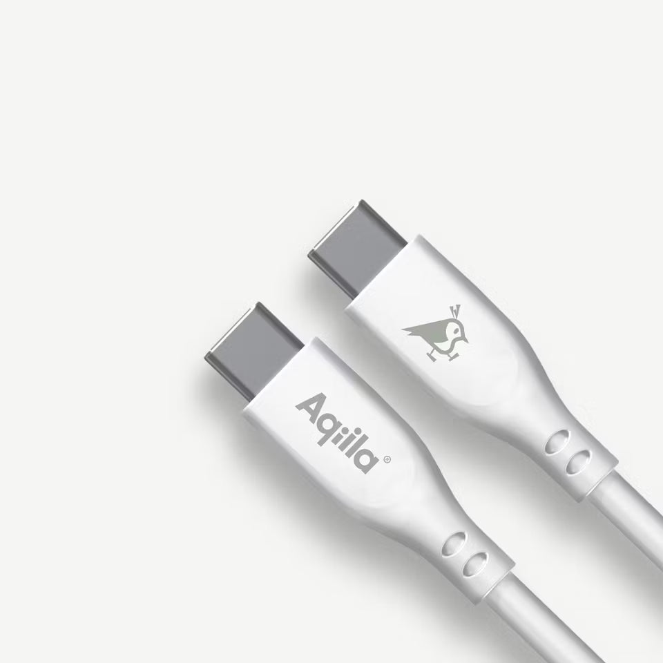 Aqiila 60w laddkabel usb c - usb c 2 meter