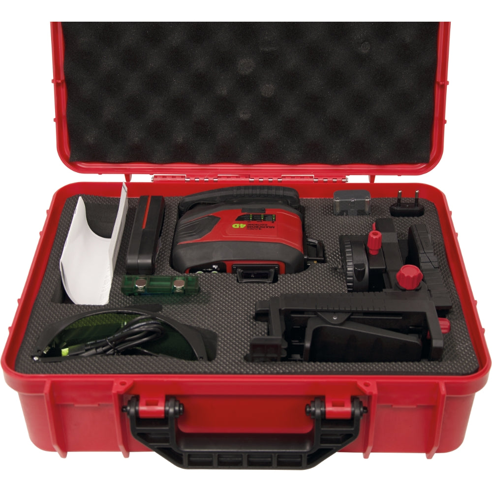 Futech Multilinjelaser grön MC4DE kompakt i väska- 034.4DE