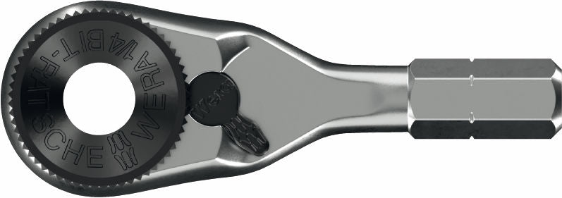 Wera 8011 Zyklop Mini 4 bitsspärrhandtag med 1/4"-fattning