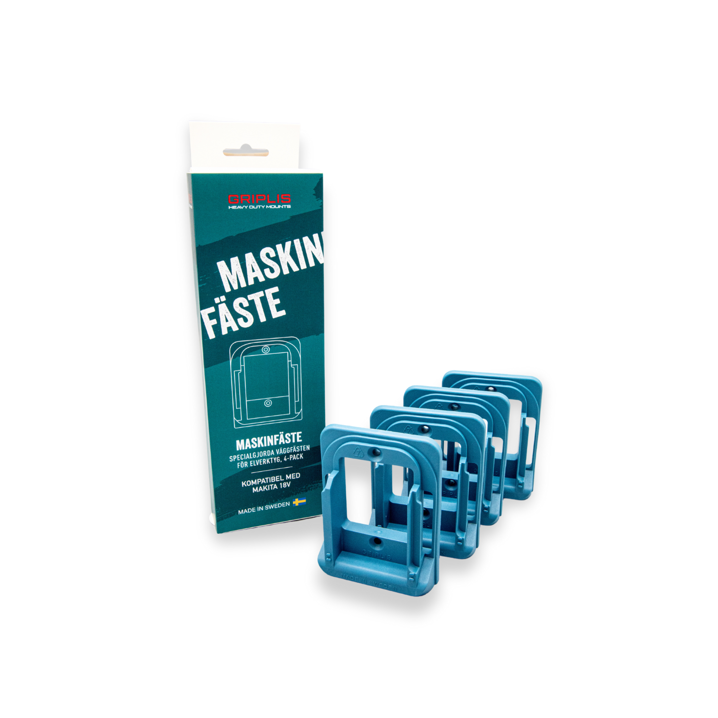 Griplis Makita 18V Maskinfäste / Maskinhållare 4-pack