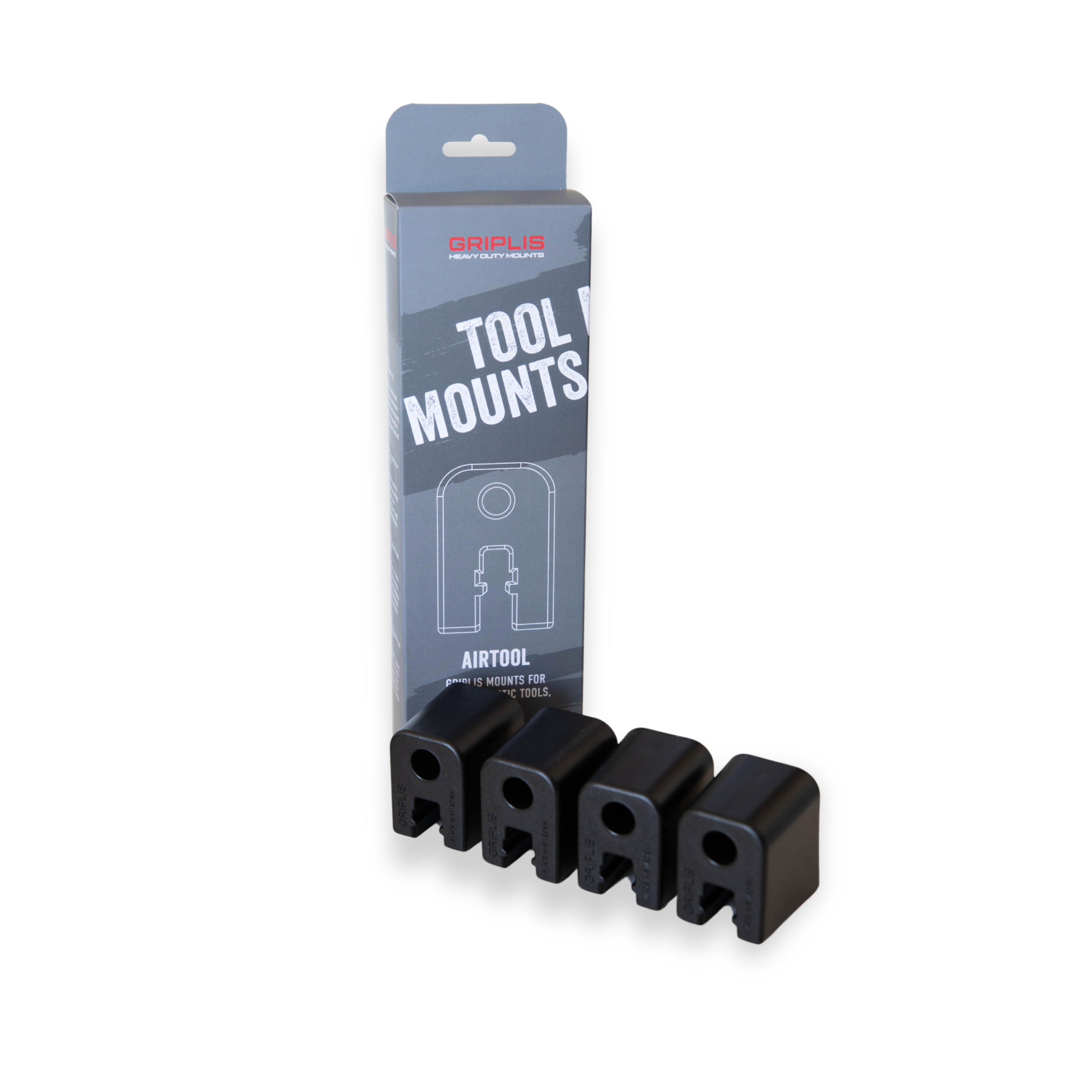 Griplis AirTool Maskinfäste / Maskinhållare 4-pack