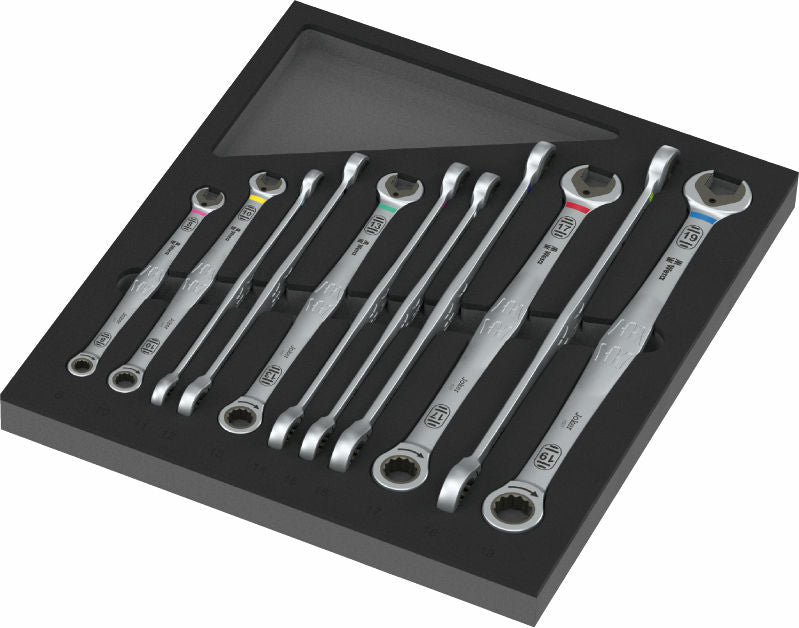 9735 Skumgummiinsats 6007 Joker sats 1, 12 delar till Wera Tool Rebel-verktstadsvagnar