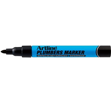 Artline plumbers marker svart