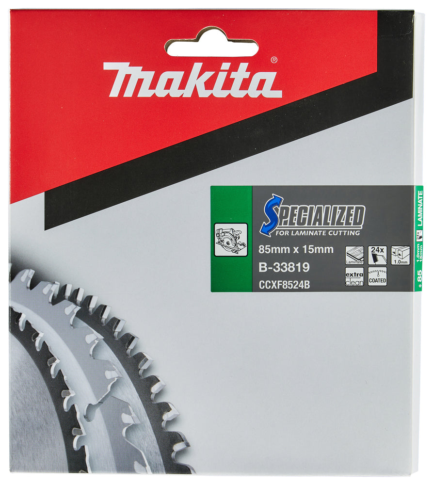 Makita Sågklinga, Specialized T.C.T, 85 x 15 mm, 24 TB-33819