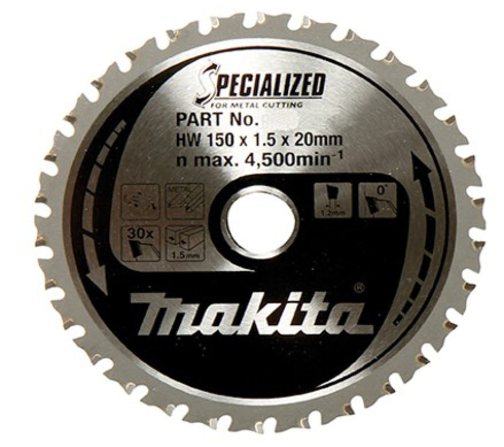 Makita Sågklinga HM Metall Specialized T.C.T, 150 x 20 mm, 32 T B-47036