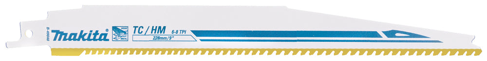 Makita Tigersågblad HM Karbidtandad 6-8TPI 228x1,25mm B-49840 Sågtrycket