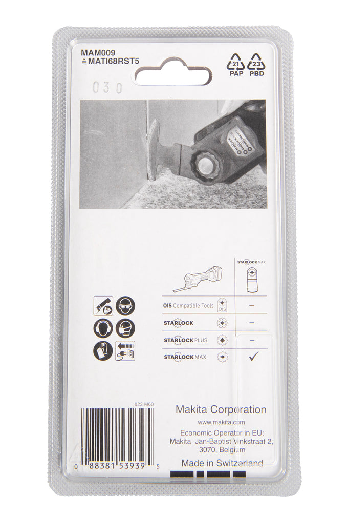 Makita Multiblad -Starlock, Segment 68mm