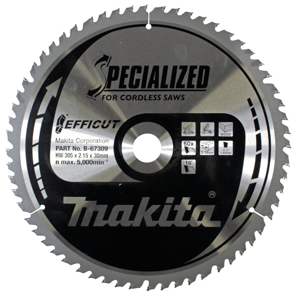 Makita Sågklinga, Efficut T.C.T 305x30mm 60T B-67309