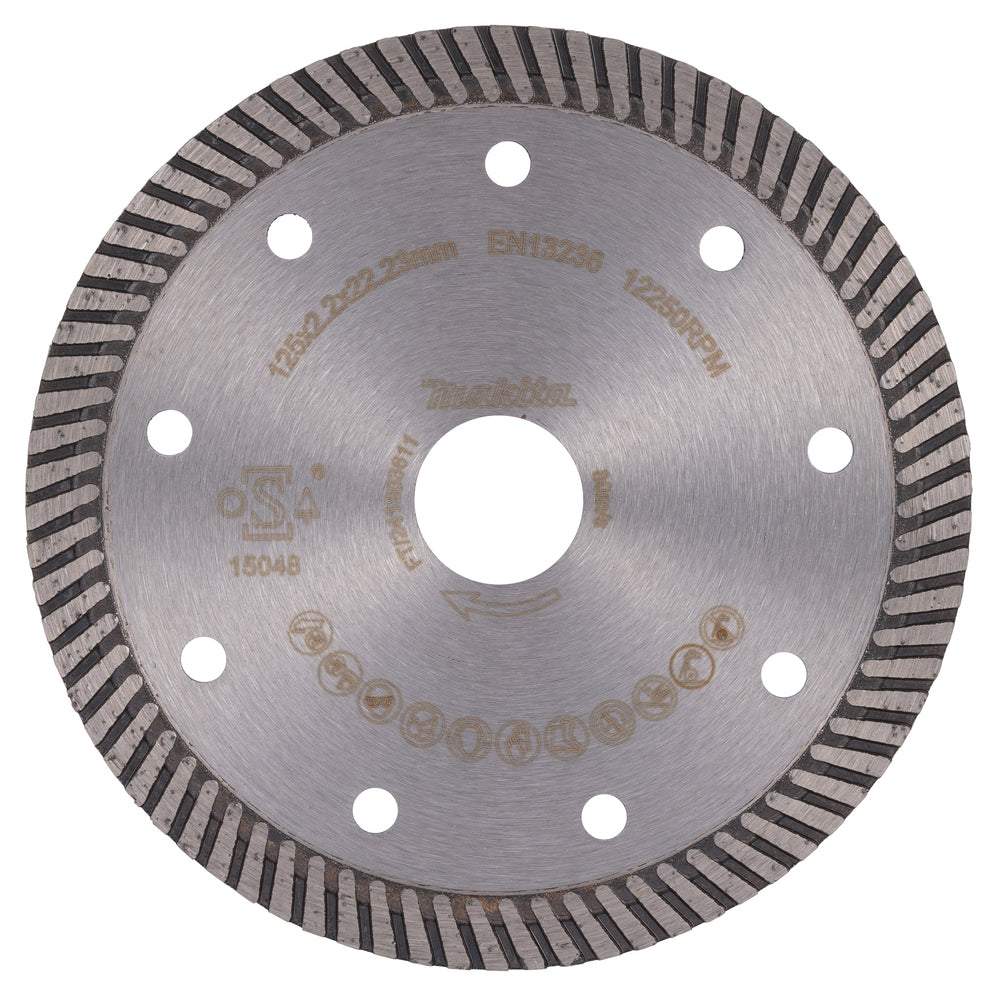 Makita Diamantklinga 125x22,23 mm D-80167 till Slipmaskiner och fräsar