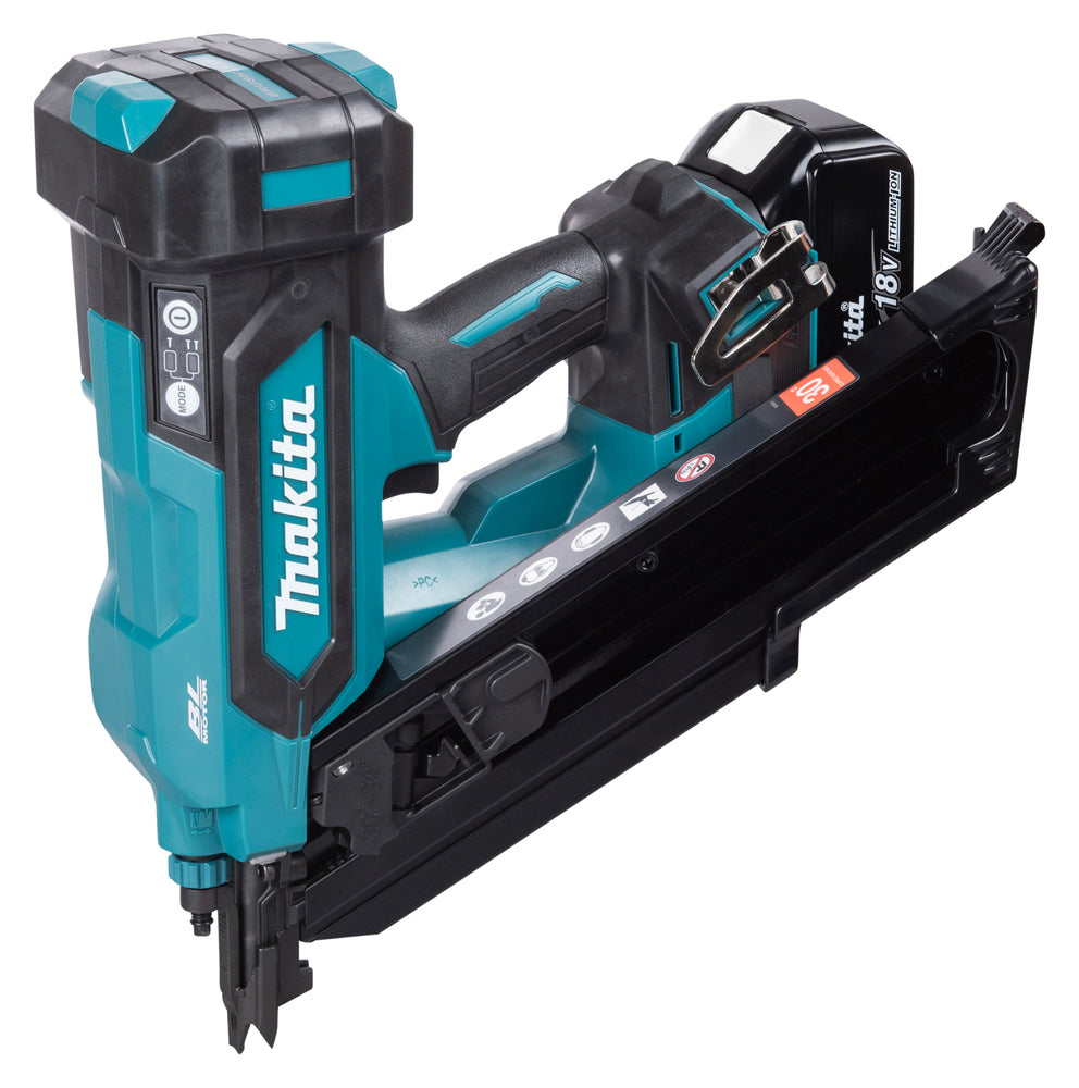 Makita Spikpistol LXT 50-90mm 34 grader- DBN900ZK 18V Naken