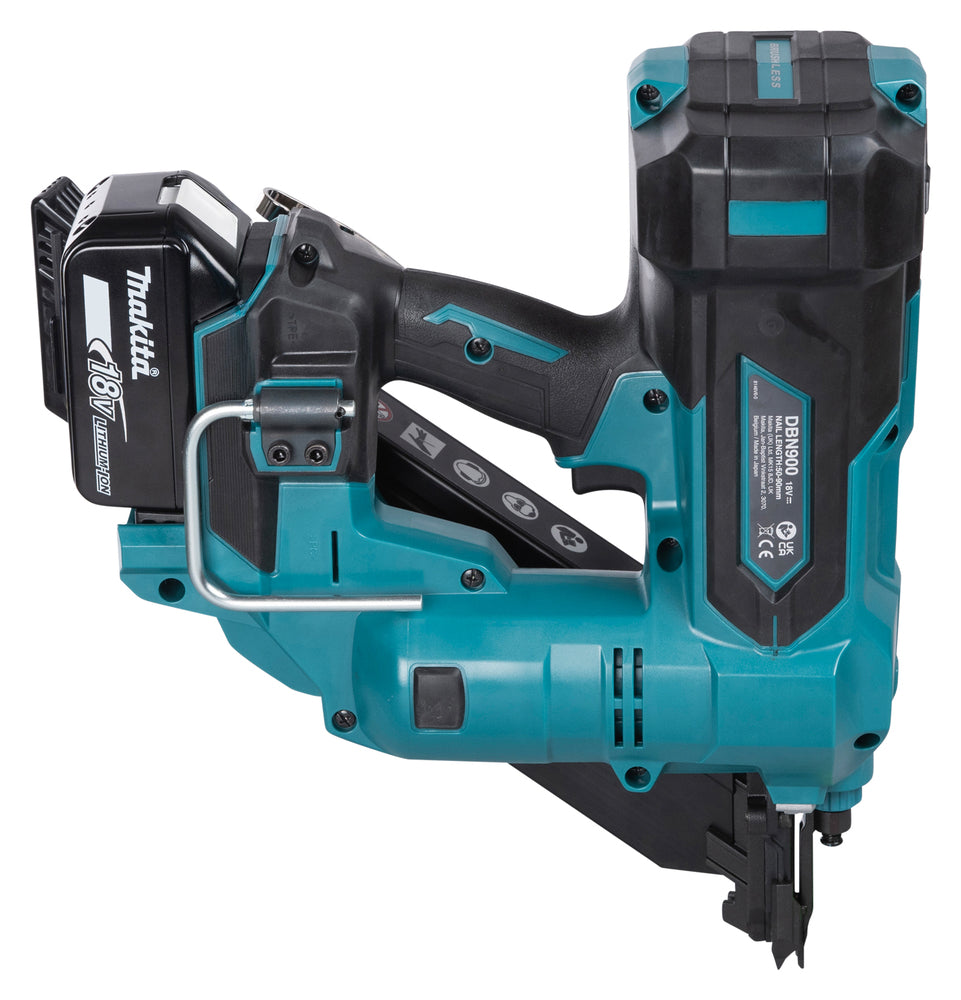Makita Spikpistol LXT 50-90mm 34 grader- DBN900ZK 18V Naken