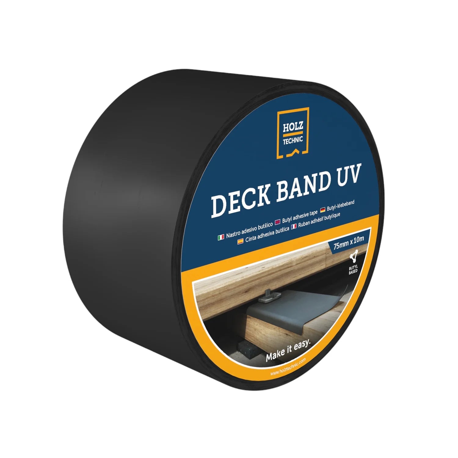 Holz Technic Deck Band UV Terasstejp 75mmx10m