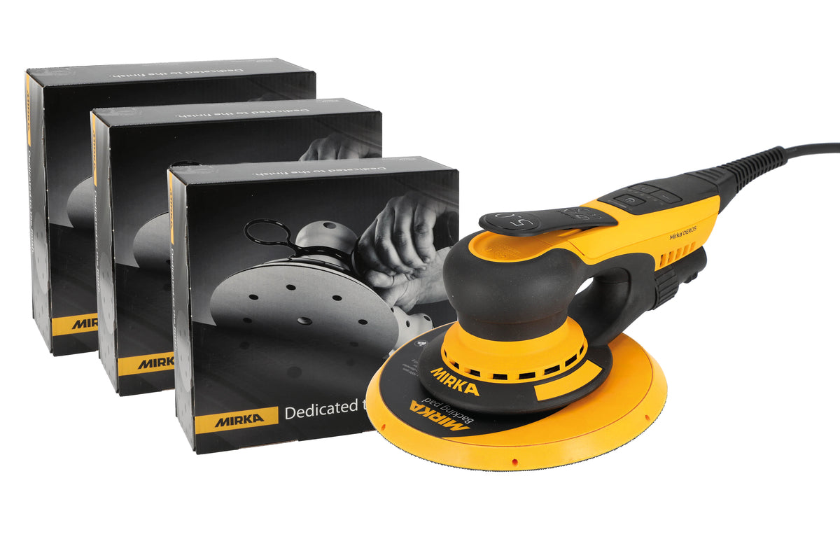 Mirka DEROS II 750 EU 175mm Orbit 5,0 mm + 3x50p Galaxy P120,P180,P240