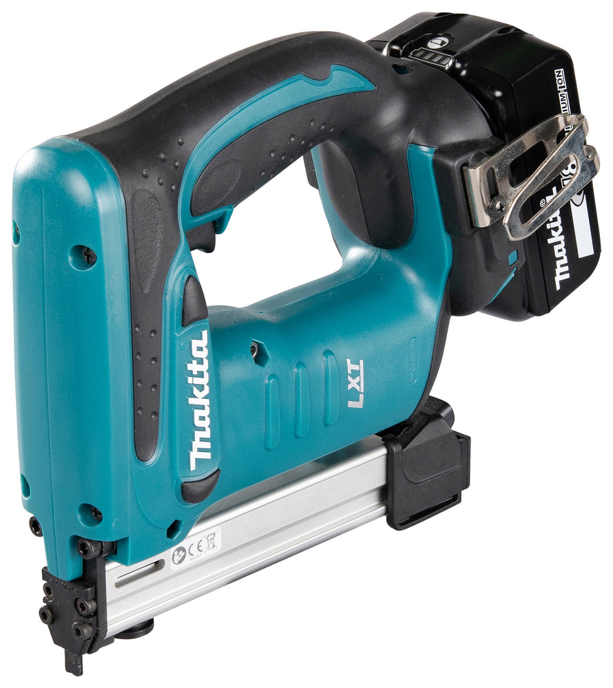 Makita DST221Z häftpistol LXT 18V – batteri på bild ingår inte