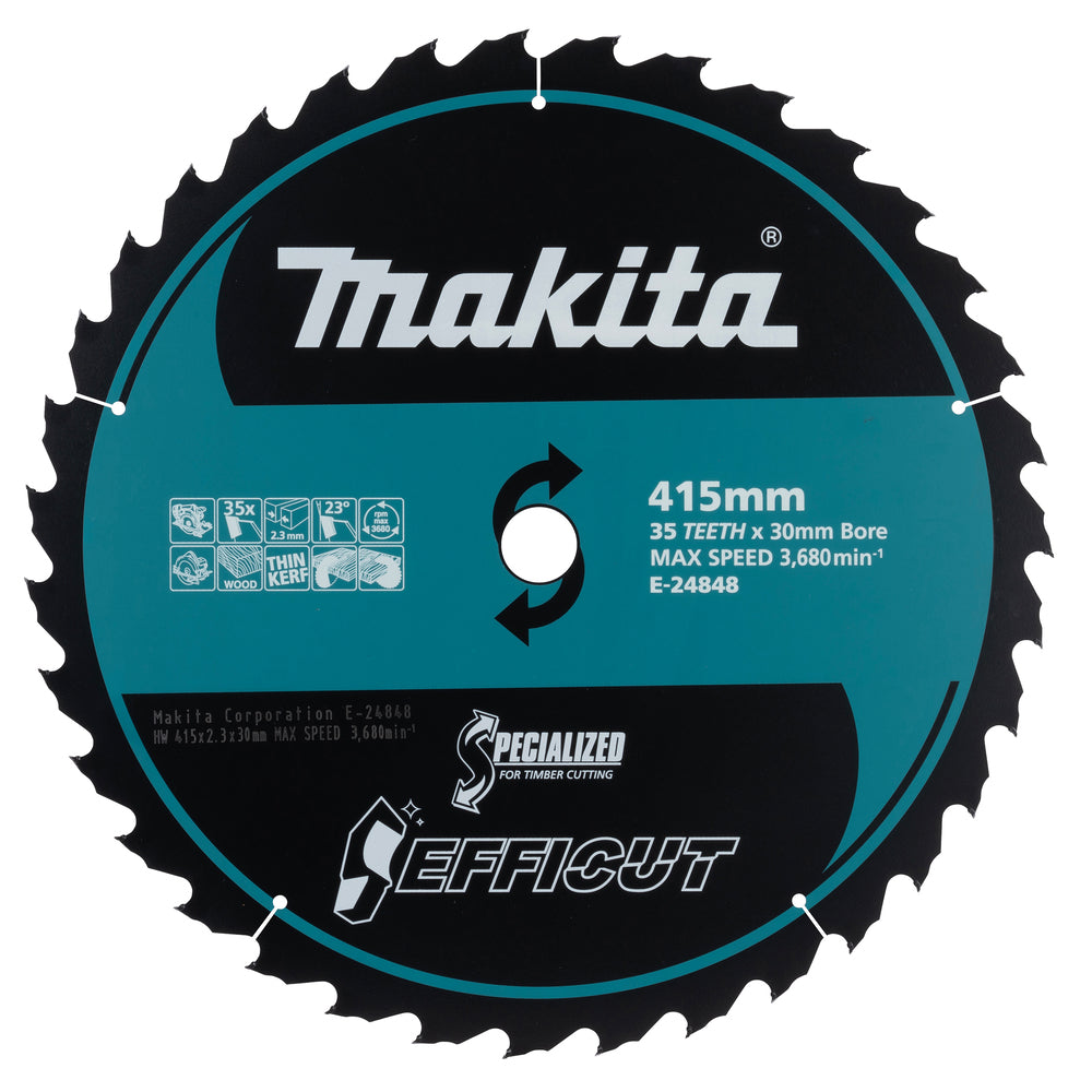 Makita Sågklinga, Efficut T.C.T 415x30mm 35T E-24848