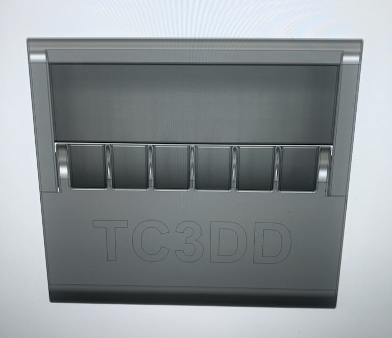 Bitsmagasin / bitshållare för 6st 50mm bits