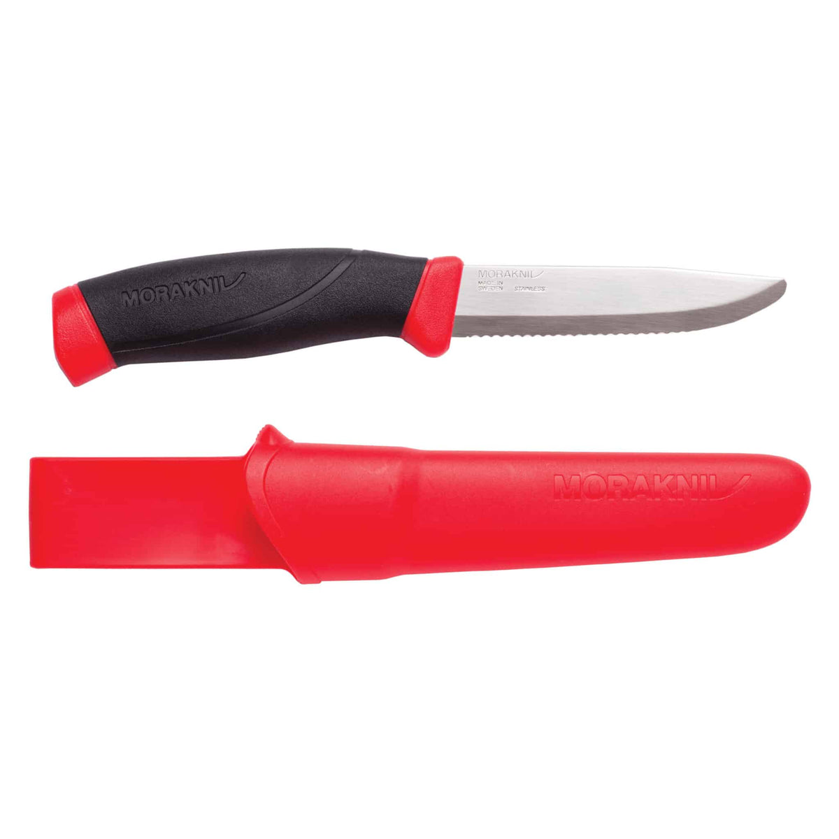 Morakniv Companion F Rescue med rundad spets och orange fodral