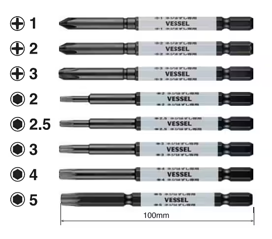 Vessel Hazsel Kit - Screw Extractor 9 st