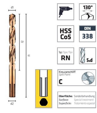 Alpen HSS Cobalt GRIP 3mm 1-pack