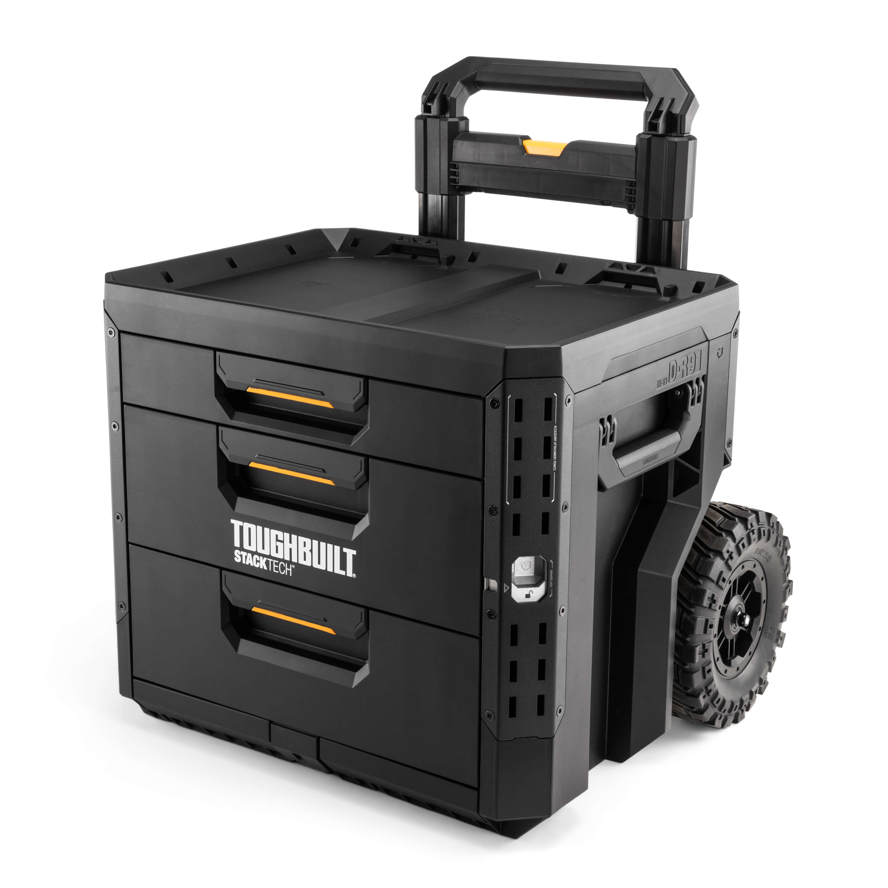 Toughbuilt StackTech Rolling 3-drawer toolbox TB-B1-D-R93