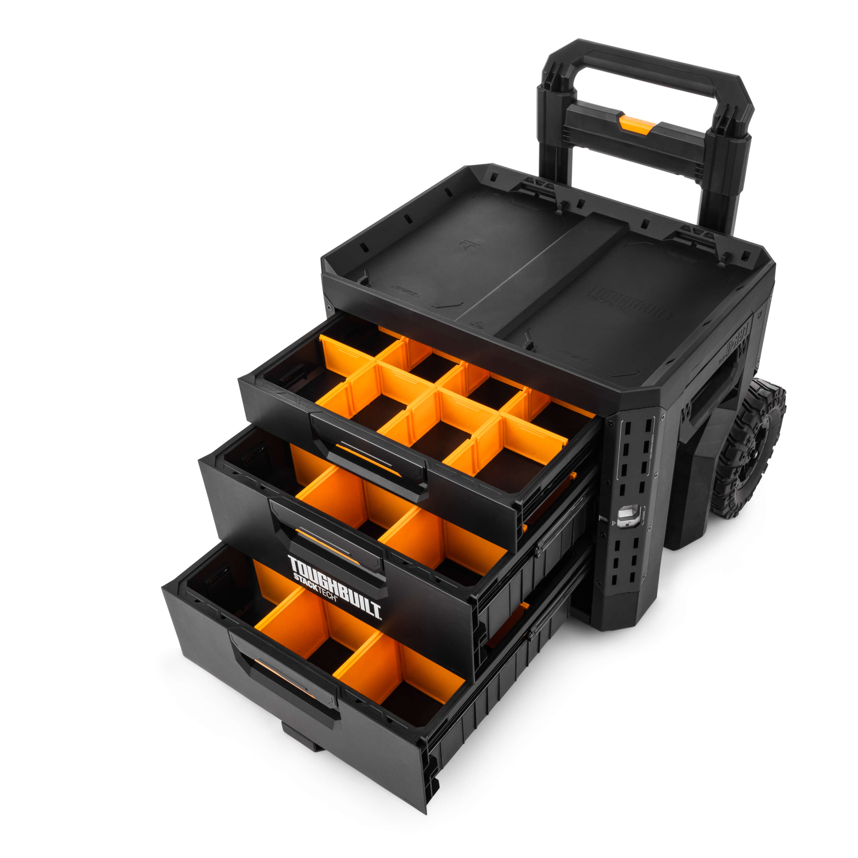 Toughbuilt StackTech Rolling 3-drawer toolbox TB-B1-D-R93