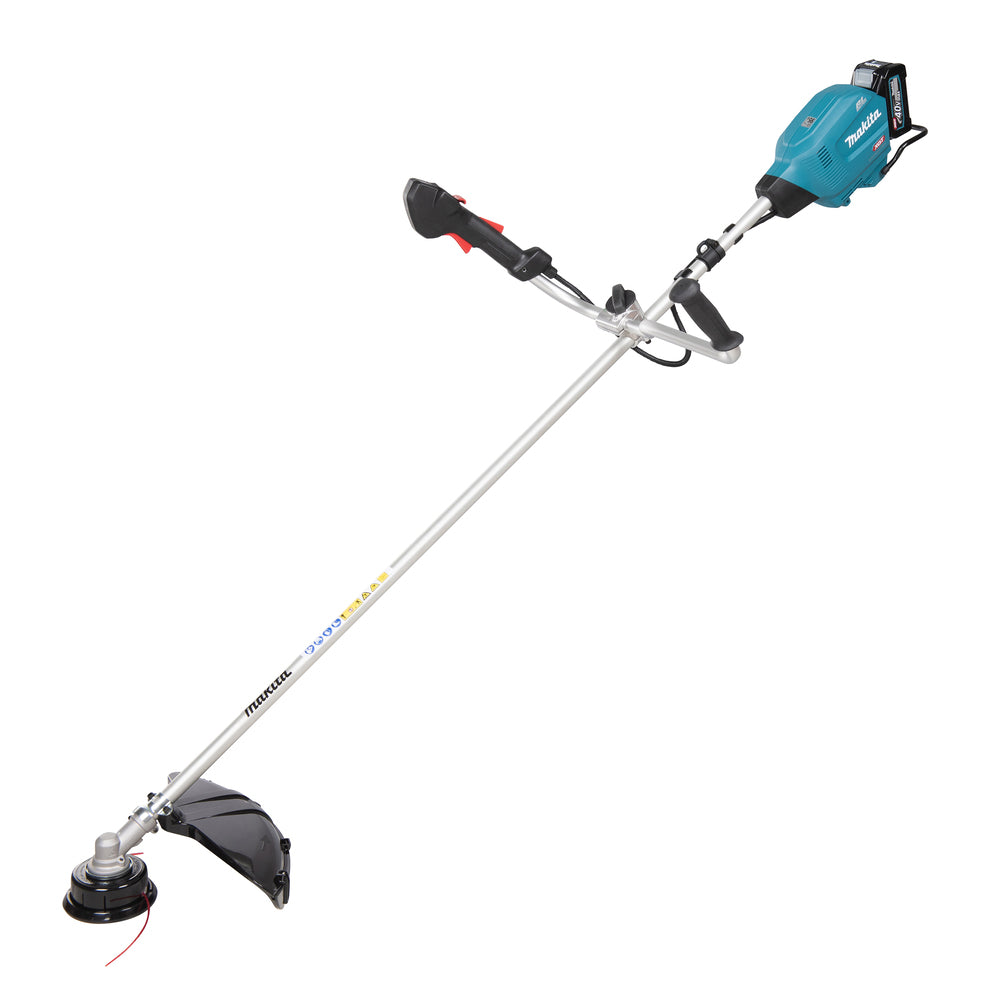 Makita Grästrimmer XGT 40V UR013GZ05 med 2x5Ah och dubbelladdare