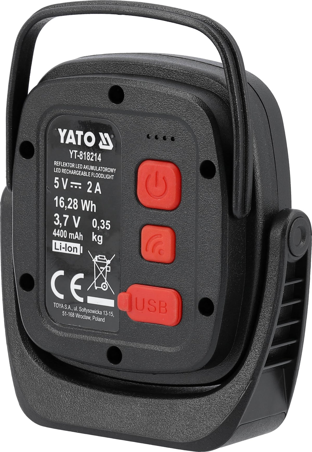 Yato Portabel arbetslampa 1200 lm med rörelsesensor YT-818214