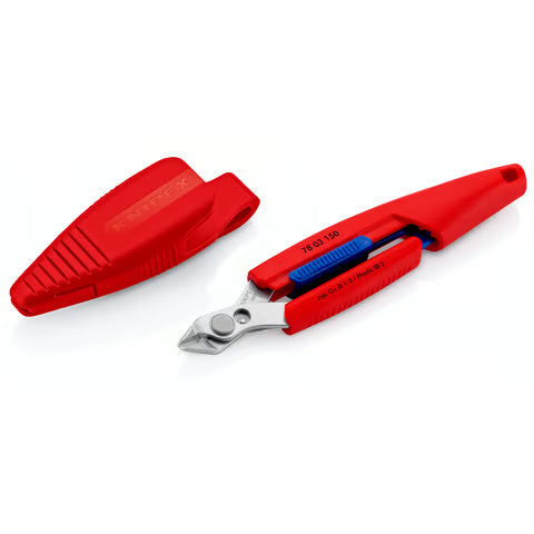 KNIPEX Slim Knips precisionssidavbitare med bältesfodral - 78 03 150 V01