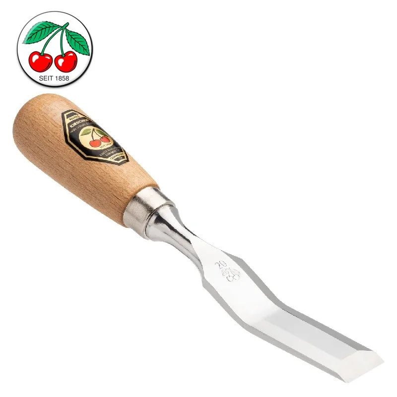 Kirschen kort stämjärn förskjutet blad 20mm, bokhandtag