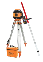 Geo Fennel FL220 HV Rotationslaser med FR50 Mottagare och stativ, komplett set