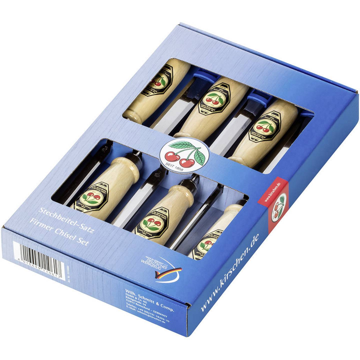 Kirschen Stämjärnsset, bokhandtag, 6-delar