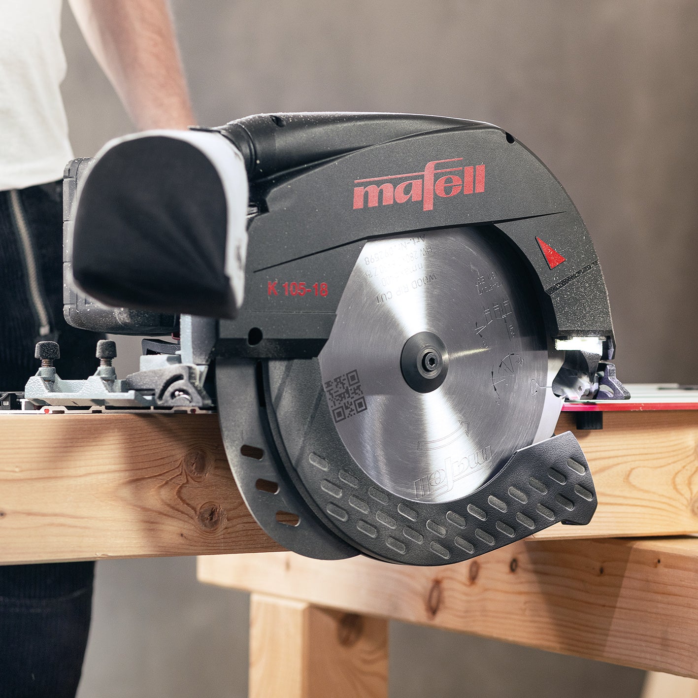 Mafell Handcirkelsåg K 105-18 Pure - 91D302 18V Naken