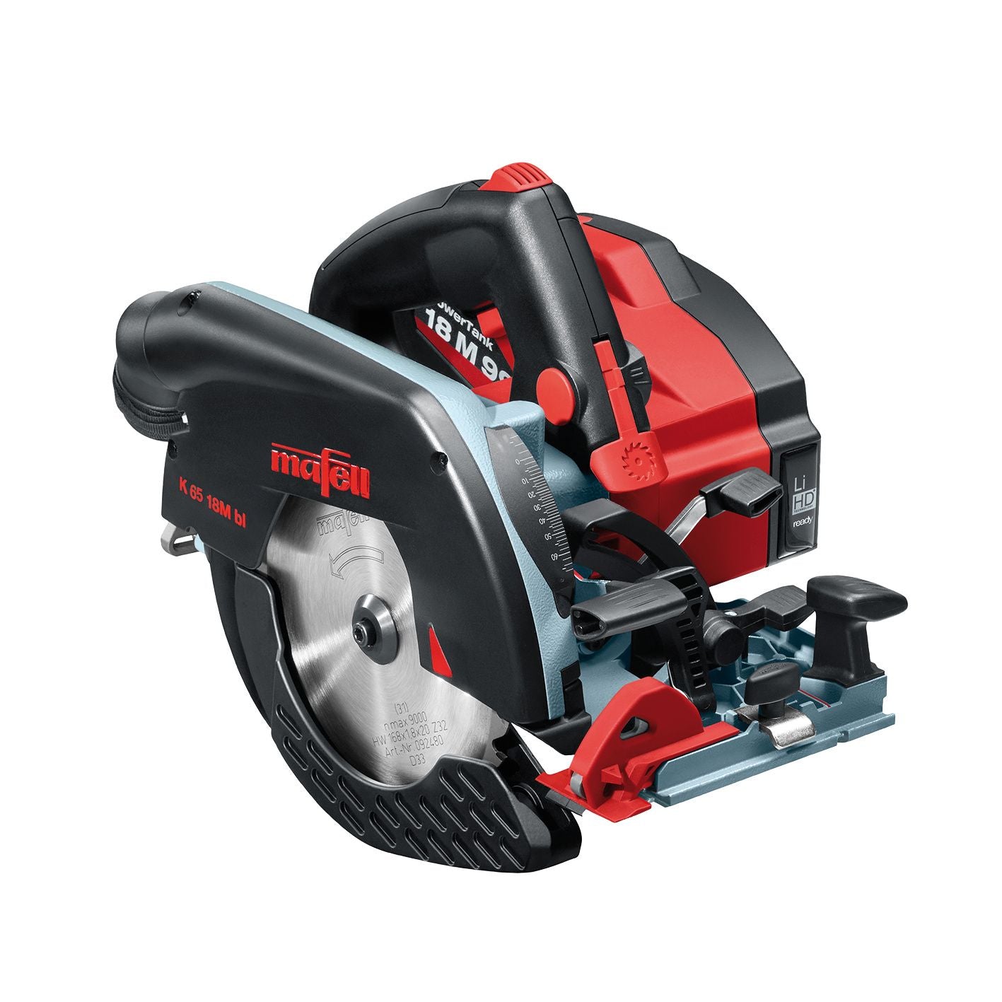 Mafell Handcirkelsåg K 65 18M bl Pure i T-MAX med Plusmeny - 18V Naken Kampanj