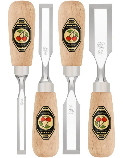 Kirschen kort Stämjärnsset, bokhandtag, 4-delar