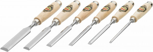 Kirschen Stämjärnsset i trälåda, bokhandtag, 6-delar